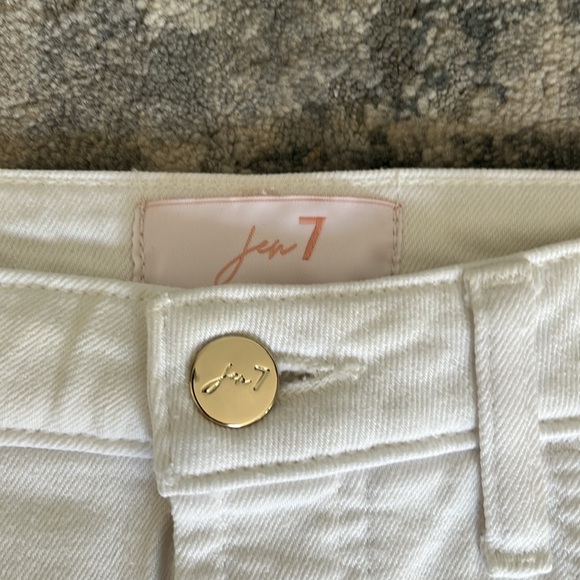 Jen 7 by 7 for all Mankind white denim pencil skirt - Picture 2 of 4
